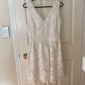 Soiéblu White Floral Dress